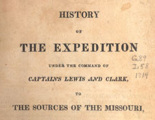 The History of the Expedition under the Command of Captains Lewis and Clark, to the Source of the Missouri, by Nicholas Biddle and Paul Allen, published in 1814